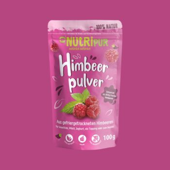 Frystorkade hallon fruktpulver